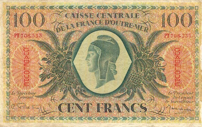 Banknoty Guadelupe - GuadeloupeP29a-100Francs-1944-donatedms_f.jpg