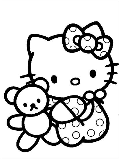 Kolorowanki Hello Kitty - Hello Kitty - kolorowanka 142.gif