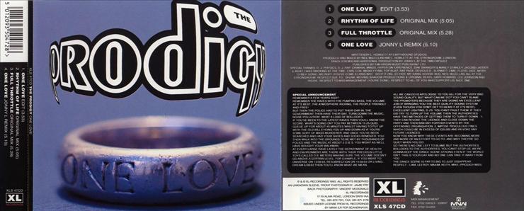 1993 - One Love - The Prodigy - One Love - Digipack.jpg