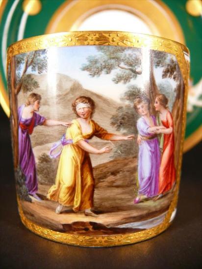 porcelana - Filiżanka kolekcjonerska Wiedeń 1770-1820.jpg