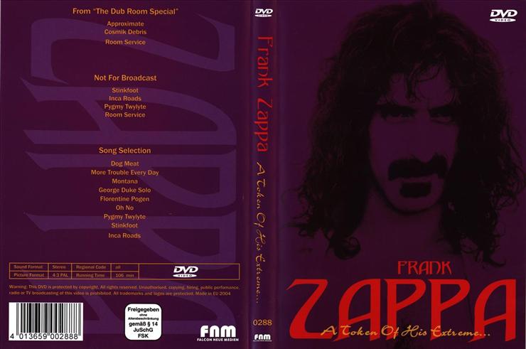 okładki DVD koncerty - Zappa Frank - A Token Of His Extreme 1.jpg