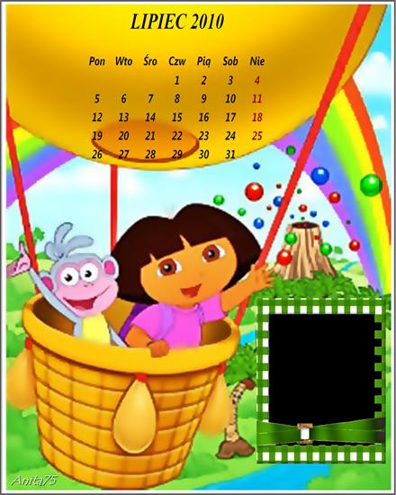 Kalendarze 2010 - Kalendarz 2010 Dora-str 8 lipiec-Anita75-moj.png
