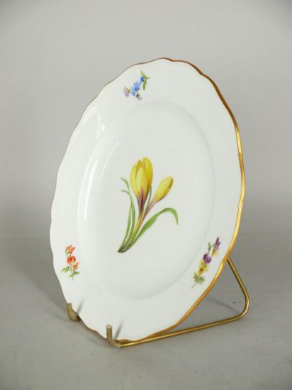 porcelana - Meissen, dekoracyjny talerz głęboki z lat 1850-1924..jpg