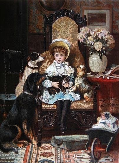 Charles Garland - Doddy and her Pets.JPG