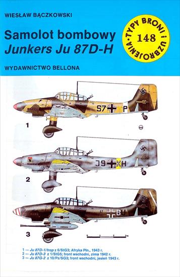 Typy Broni i Uzbrojenia - Samolot bombowy Junkers Ju-87 D-H okładka.jpg