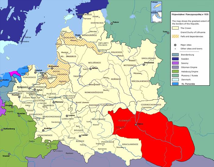 Historia 1914 do - Województwa I Rzeczpospolitej w 1635 r.png