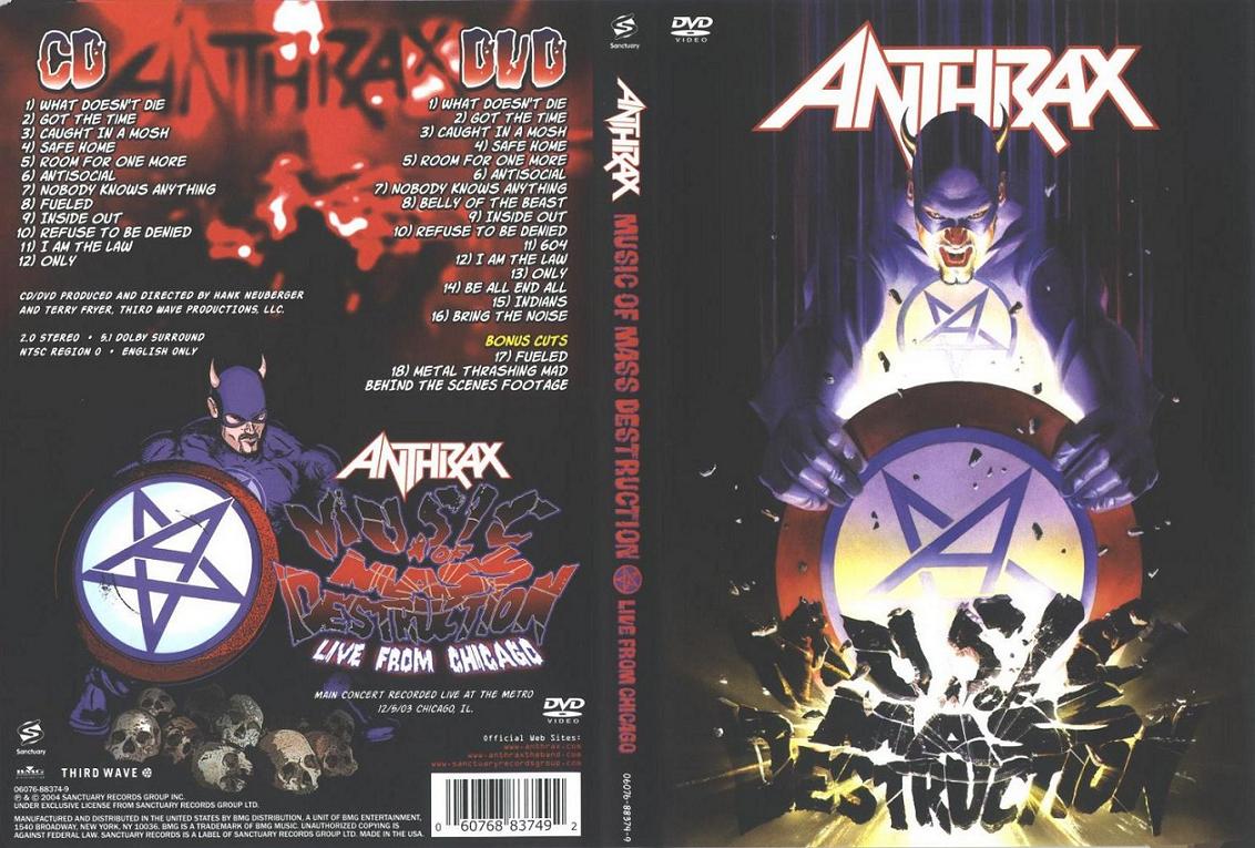 okładki DVD koncerty - Anthrax - Music Of Mass Destruction.jpg
