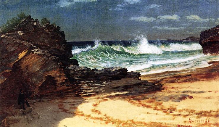 Albert Bierstadt 1830-1902 - Bierstadt_Albert_Beach_at_Nassau.jpg