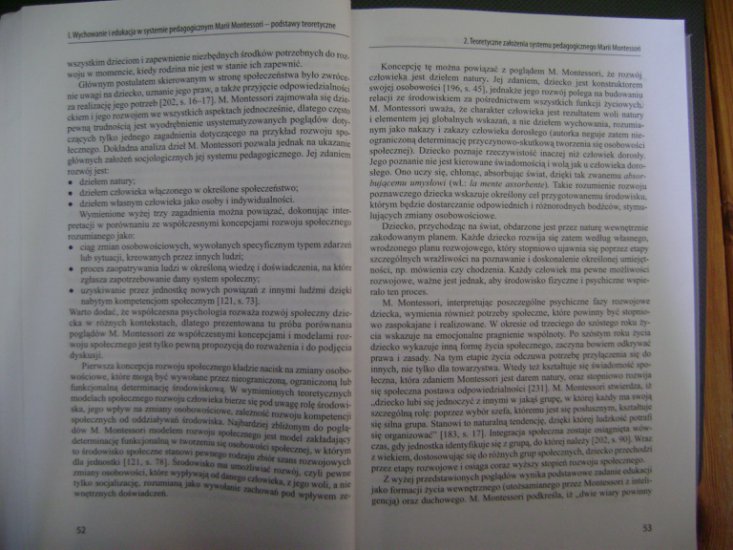 Pedagogika- książki m.in. M. Montessorii, J. Anrychowskiej- Biegacz, M. Bogdanowicz - DSC00127.JPG