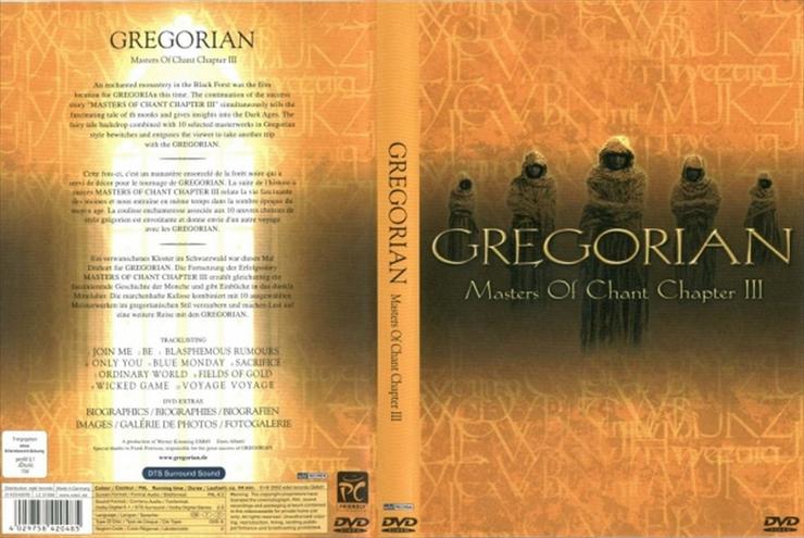 OKŁADKI DVD -MUZYKA - Gregorian - Masters of Chant Chapter III.jpg
