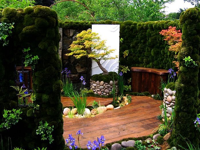  DZIAŁKOWIEC ,WARZYWA , OWOCE  - The Japanese Moss Garden at the 2007 Chelsea Flower Show_O.jpg