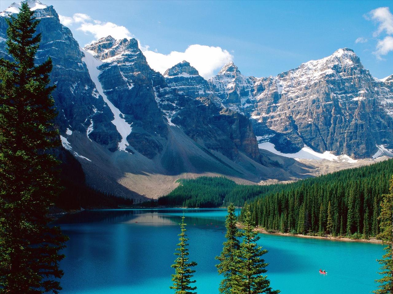 Gify Piękne Widoki - Moraine Lake, Banff National Park, Canada.jpg