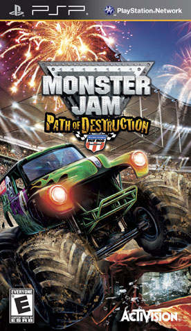 Okładki z gier PSP - Monster Jam Path of Destruction.jpg