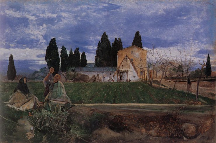 Sławne obrazy olejne - Inchbold_JW_Springtime_in_Spain_near_Gordella.jpg