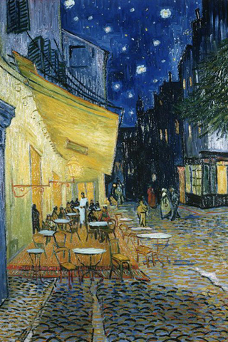 Dzieła sztuki Fine-Art - Cafe Terrace at Night, Vincent van Gogh.jpg