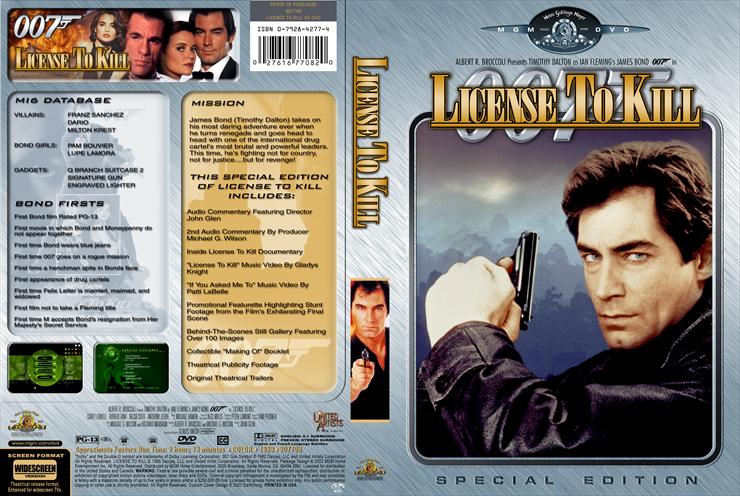 James Bond - 007 Comp... - James Bond K 007-16 Licencja na zabijanie - Licence to Kill 1989.06.13 DVD ENG.jpg