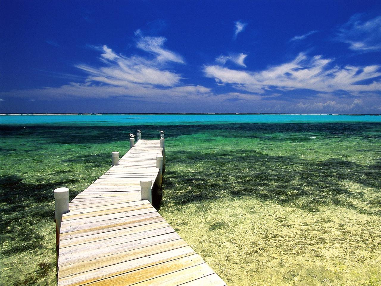 Tropical Paradise Wallpapers - Paradise Pier, Grand Cayman.jpg