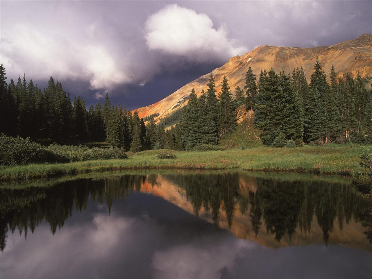 Tapety na pulpit - Red Mountain, Uncompahgre National Forest, Colorado.jpg