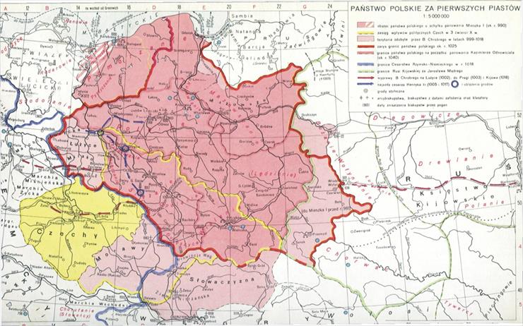 Mapy Polski1 - PAŃSTWO POLSKIE ZA PIERWSZYCH PIASTÓW.jpg