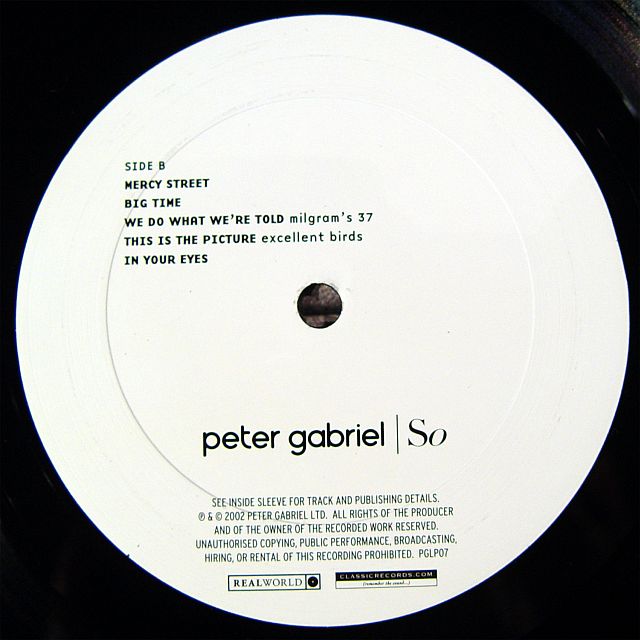 Peter Gabriel - So Real World 200g Vinyl Rip flac - 001063cd.jpeg