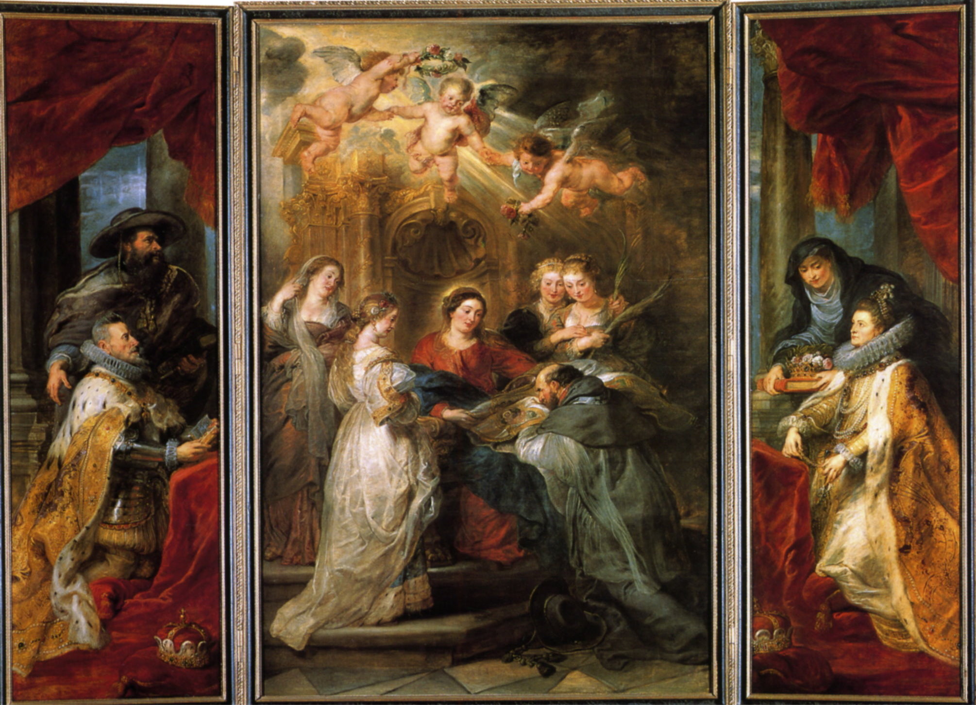 Tapety - Rubens -Tryptique Vision of saint Ildefo.jpg