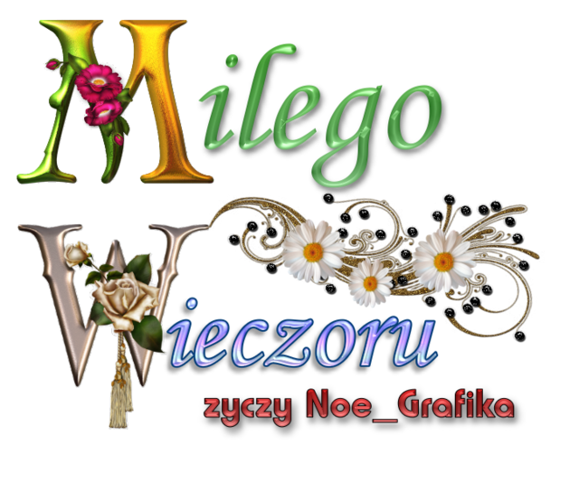 Pozdrowienia - Miłego wieczoru.png