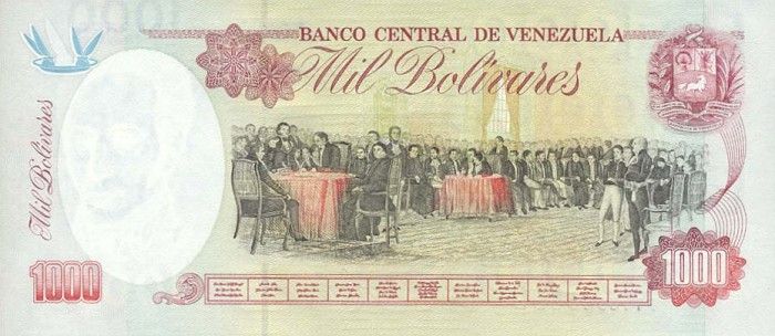 Pieniądze świata - Wenezuela - boliviar.jpg