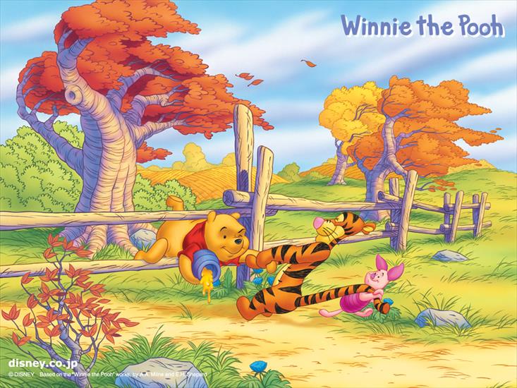 obrazki dla dzieci - Wallcate.com - Wallpapers Winnie the Pooh - Cartoon 113.jpg