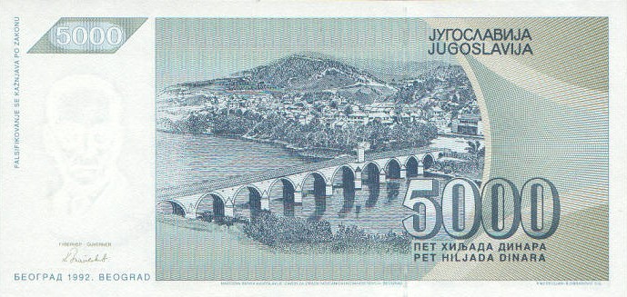 SERBIA - 1992 - 5000 dinarów b.jpg