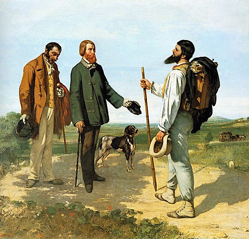 Realizm - Courbet, Dzień dobry, panie Courbet.jpg