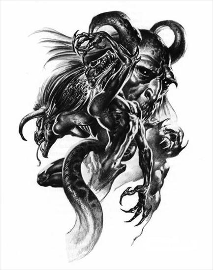 Demony i Śmierć - Boris Vallejo - Gothic Demon Tattoo.jpg