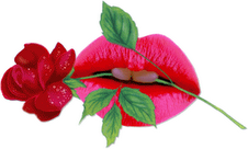 Usta gify - roza czerw zebach11.png