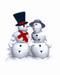 Tapety 128x128 - Snowpeople.gif