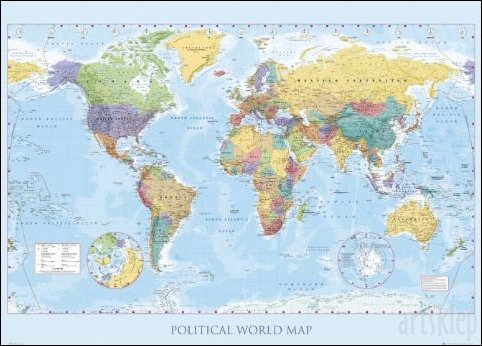 Mapy i Kontynenty - polityczna-mapa-swiata-1_1851.jpg