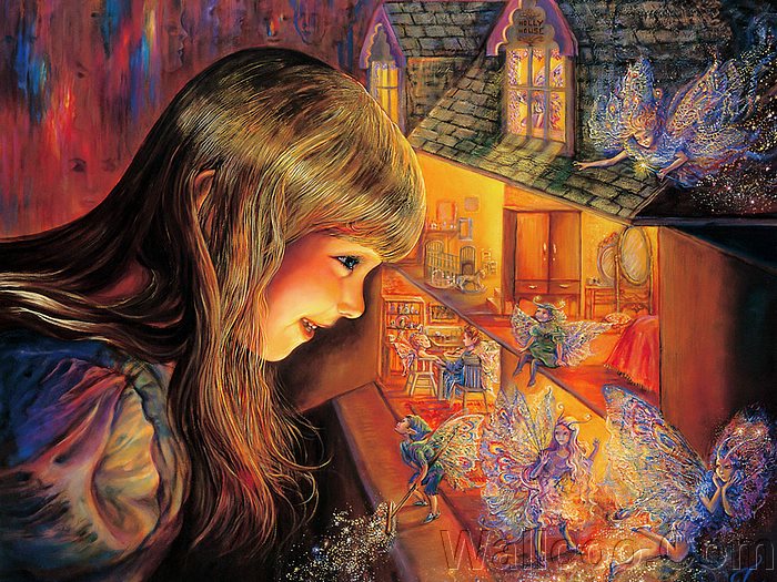 Josephine Wall - mystical_fantasy_paintings_kb_Wall_Josephine-Unexpected_Visitors.jpg